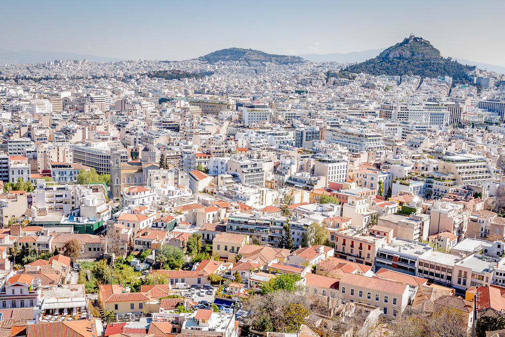 View over Athens from Akropolis
